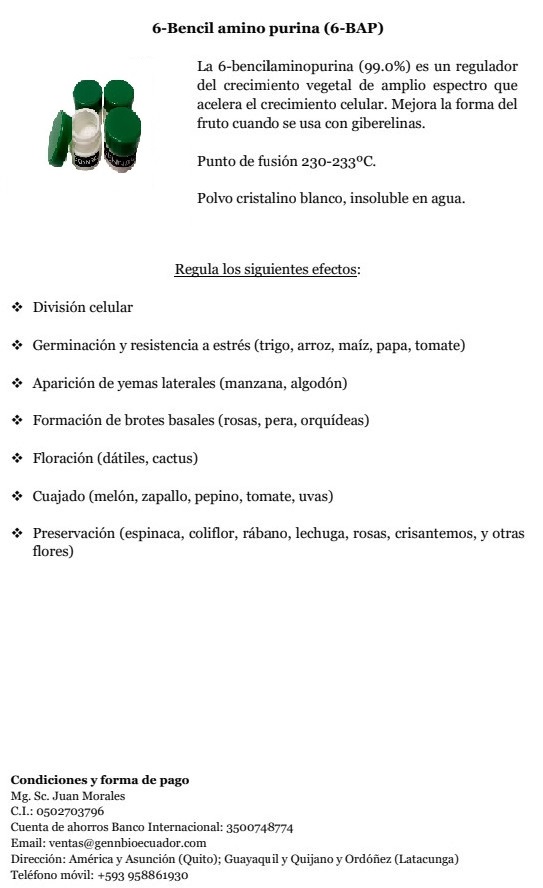 Plant growth regulators.